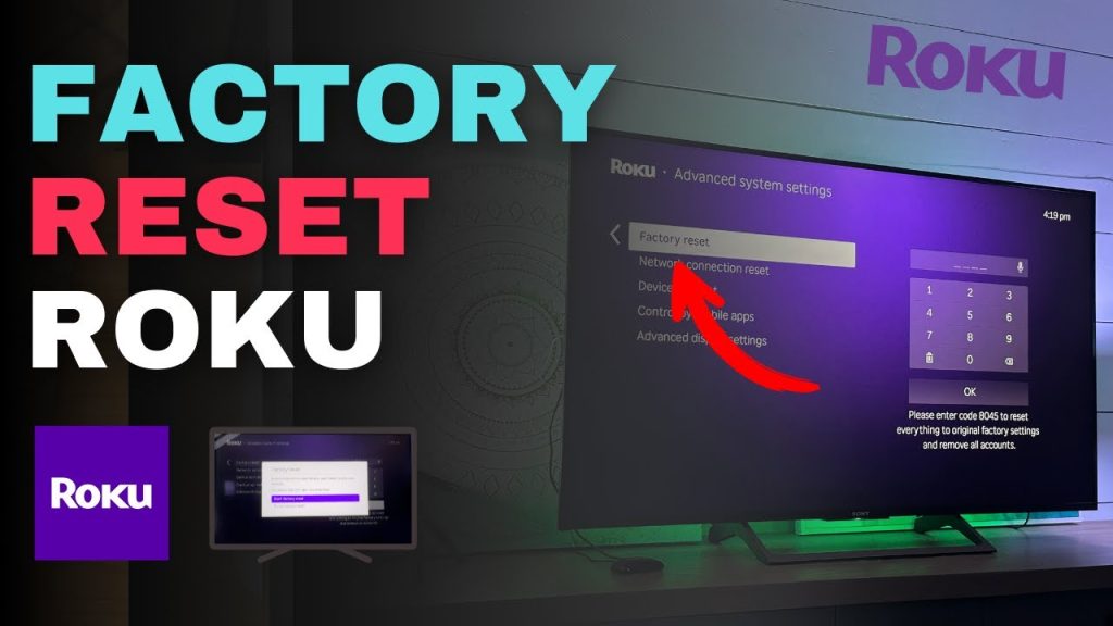 How to Factory Reset Roku